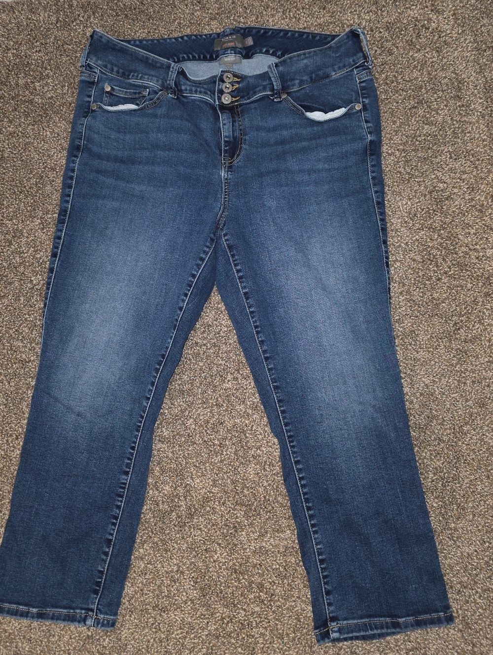 torrid Dark Blue Cropped Jeggings
